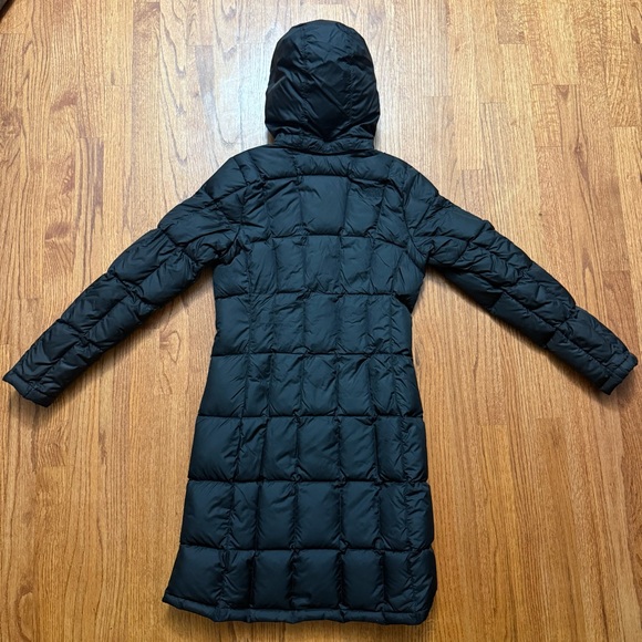 The North Face down quilted parka jacket winter coat in black size XS - Picture 11 of 16